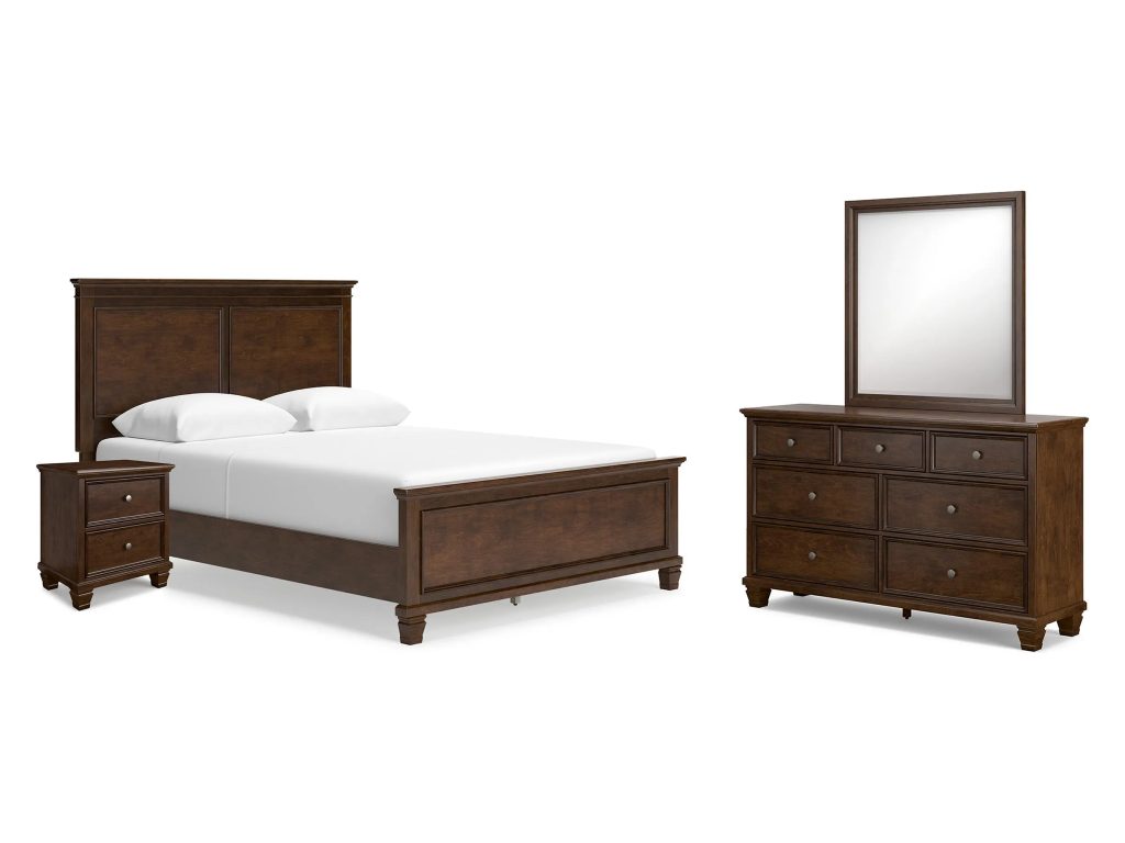 Danabrin Queen Panel Bed, Dresser, Mirror and Nightstand - main image