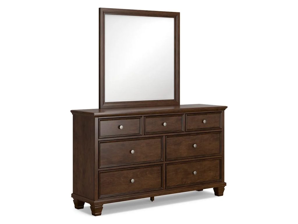 Danabrin Queen Panel Bed, Dresser, Mirror and Nightstand - image 2