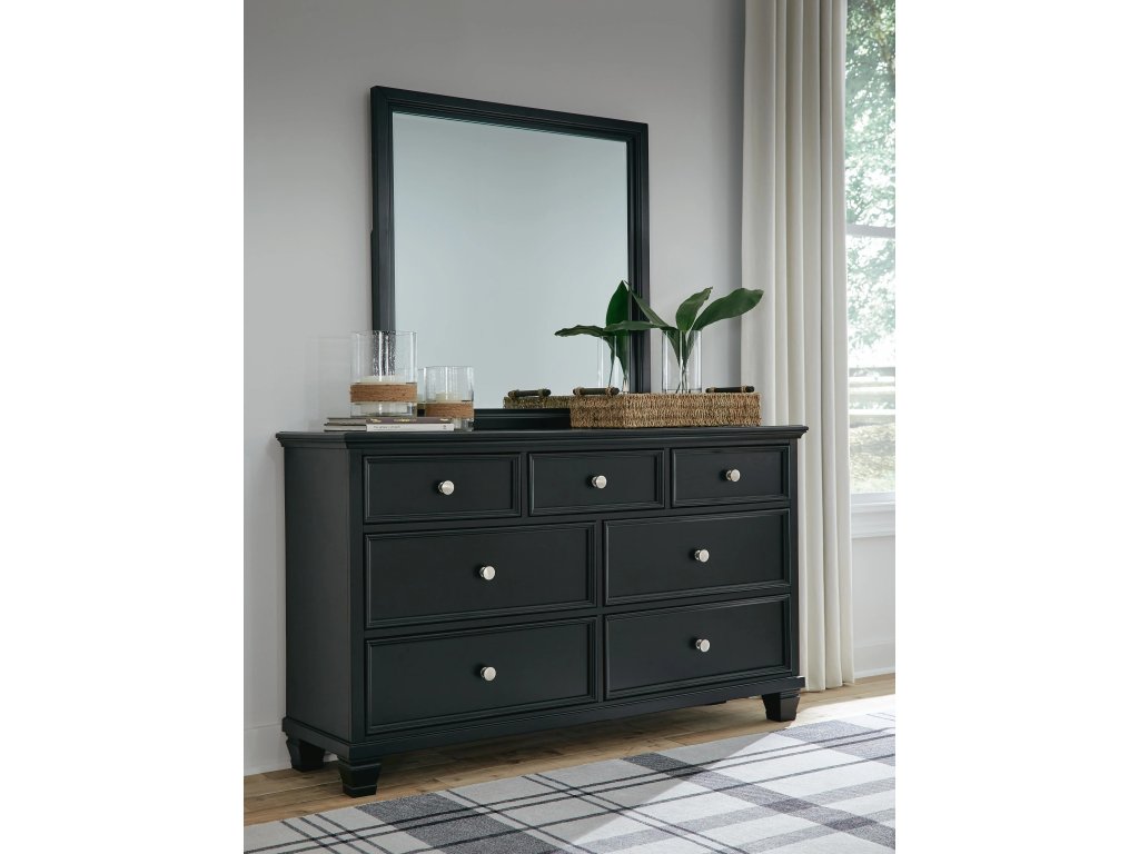 Lanolee King Panel Bed, Dresser, Mirror and 2 Nightstands - image 26