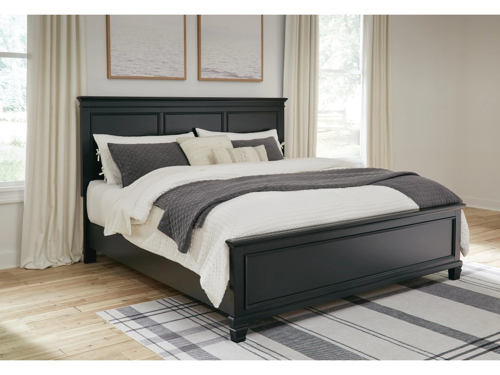 Lanolee King Panel Bed, Dresser, Mirror and 2 Nightstands - image 27