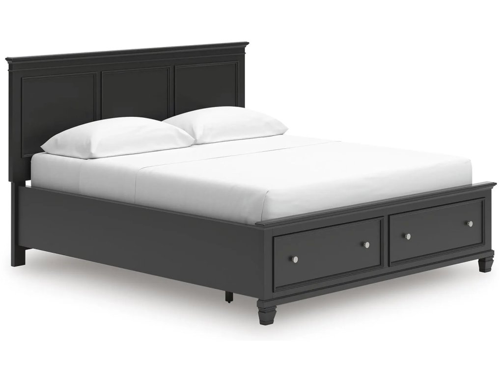 Lanolee California King Panel Storage Bed - main image