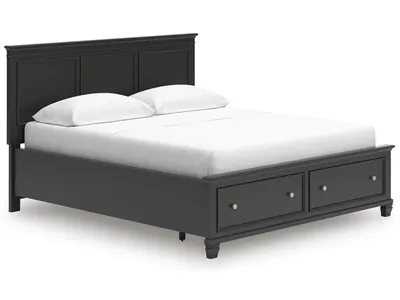 Lanolee California King Panel Storage Bed