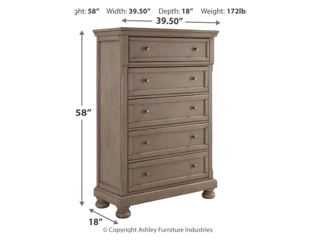Lettner King Panel Bed, Chest and 2 Nightstands - image 2