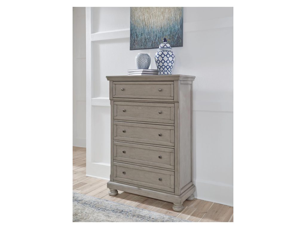 Lettner King Panel Bed, Chest and 2 Nightstands - image 6