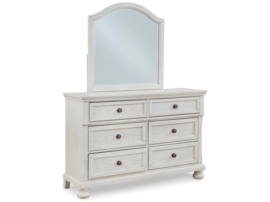 Robbinsdale Twin Sleigh Storage Bed, Dresser and Mirror - image 1