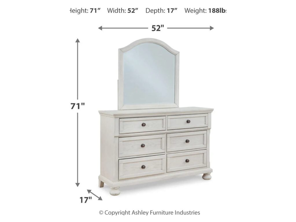 Robbinsdale Full Storage Sleigh Bed, Dresser, Mirror, Chest and Nightstand - image 2