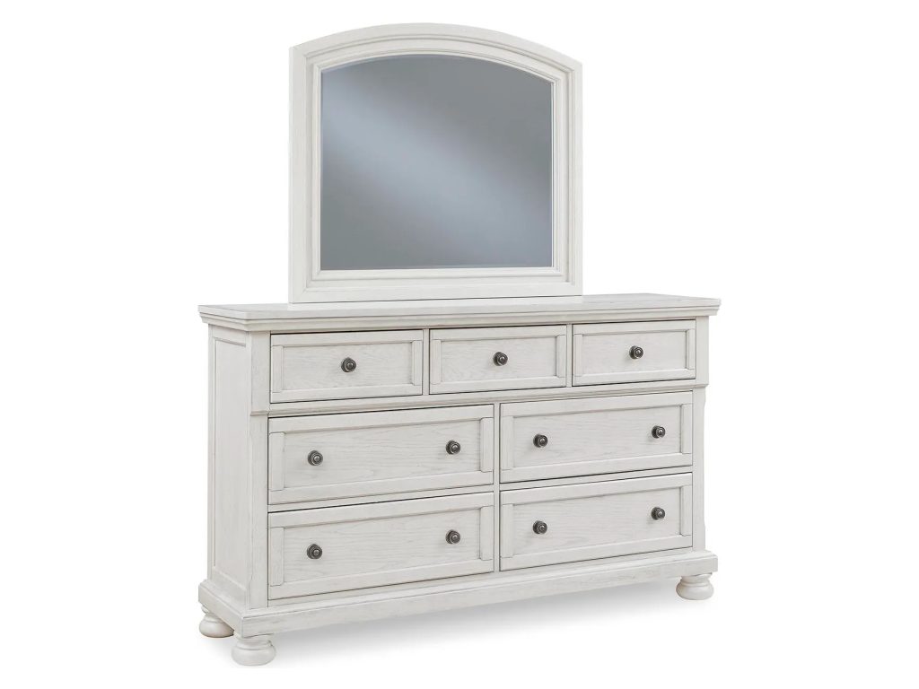 Robbinsdale Queen Panel Bed, Dresser, Mirror and Nightstand - image 1