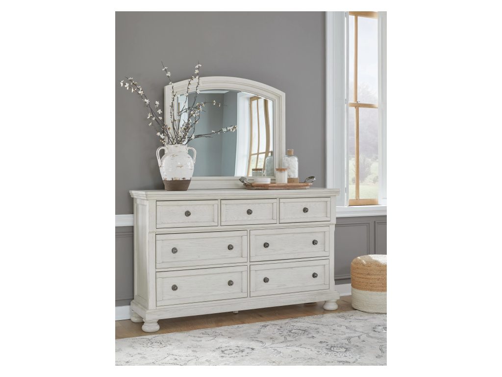 Robbinsdale Queen Panel Bed, Dresser, Mirror and Nightstand - image 7
