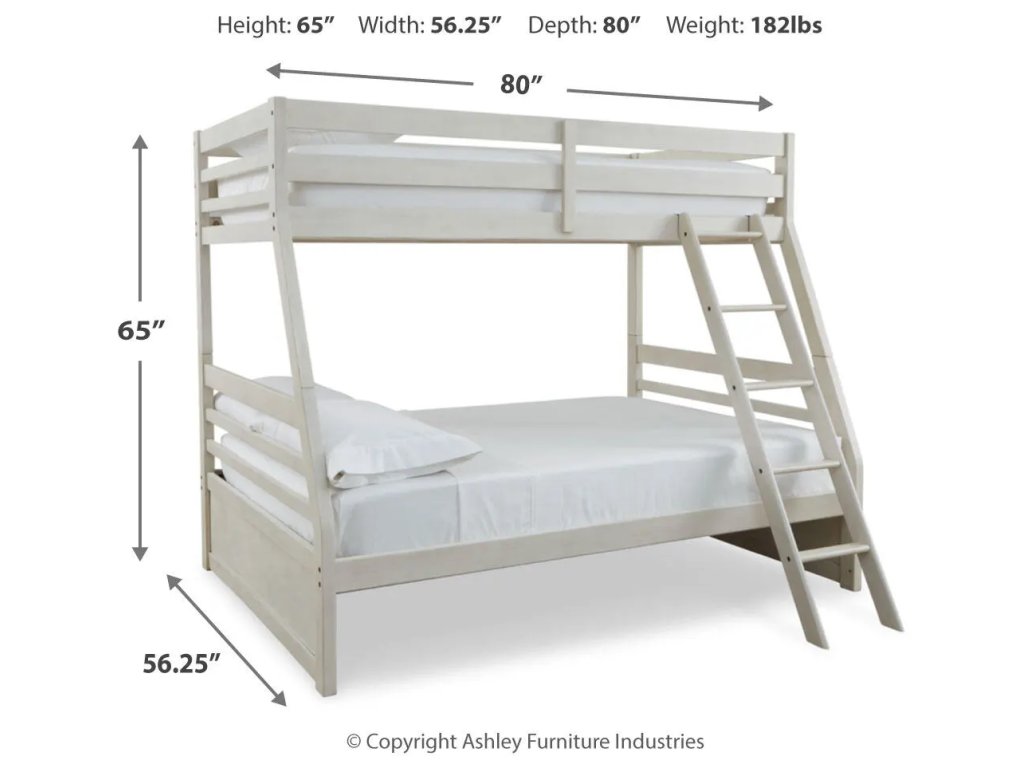 Robbinsdale Twin over Full Bunk Bed and Mattresses - image 7