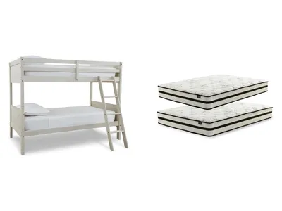 Robbinsdale Bunk Bed and Mattresses