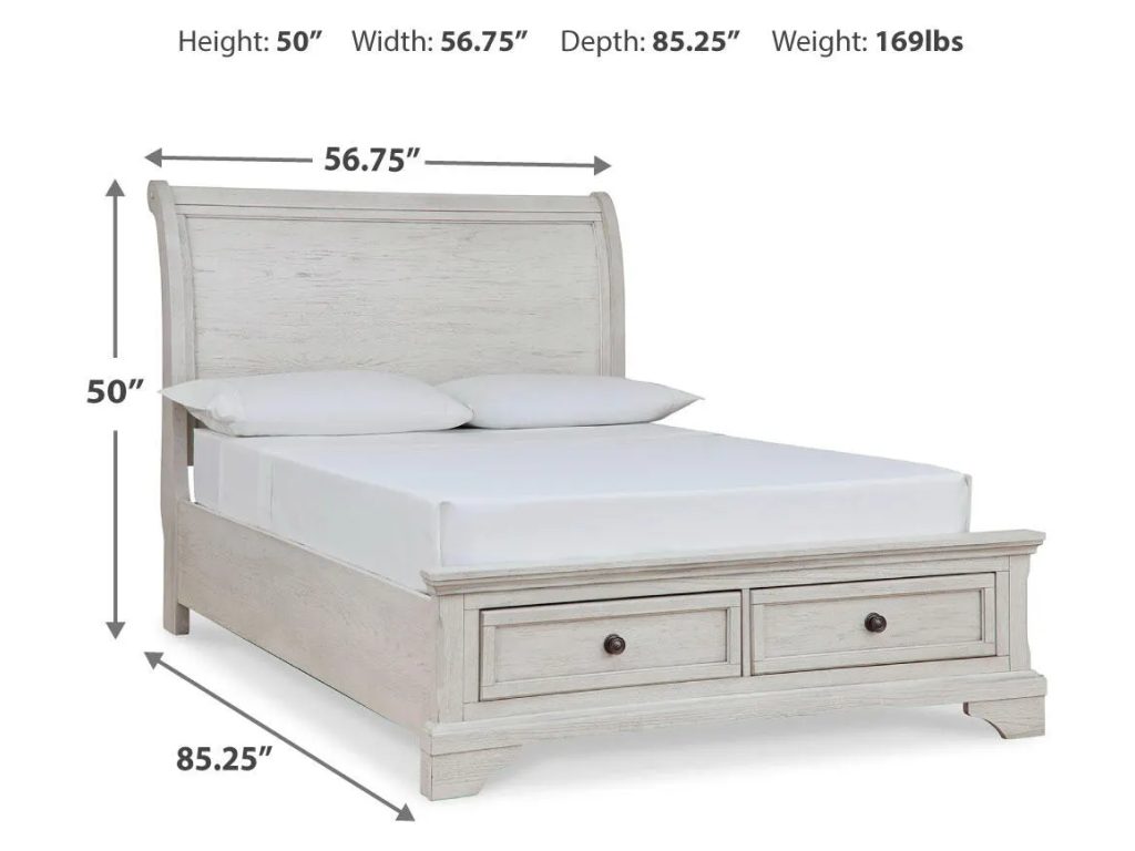 Robbinsdale Full Storage Sleigh Bed, Dresser, Mirror, Chest and Nightstand - image 11