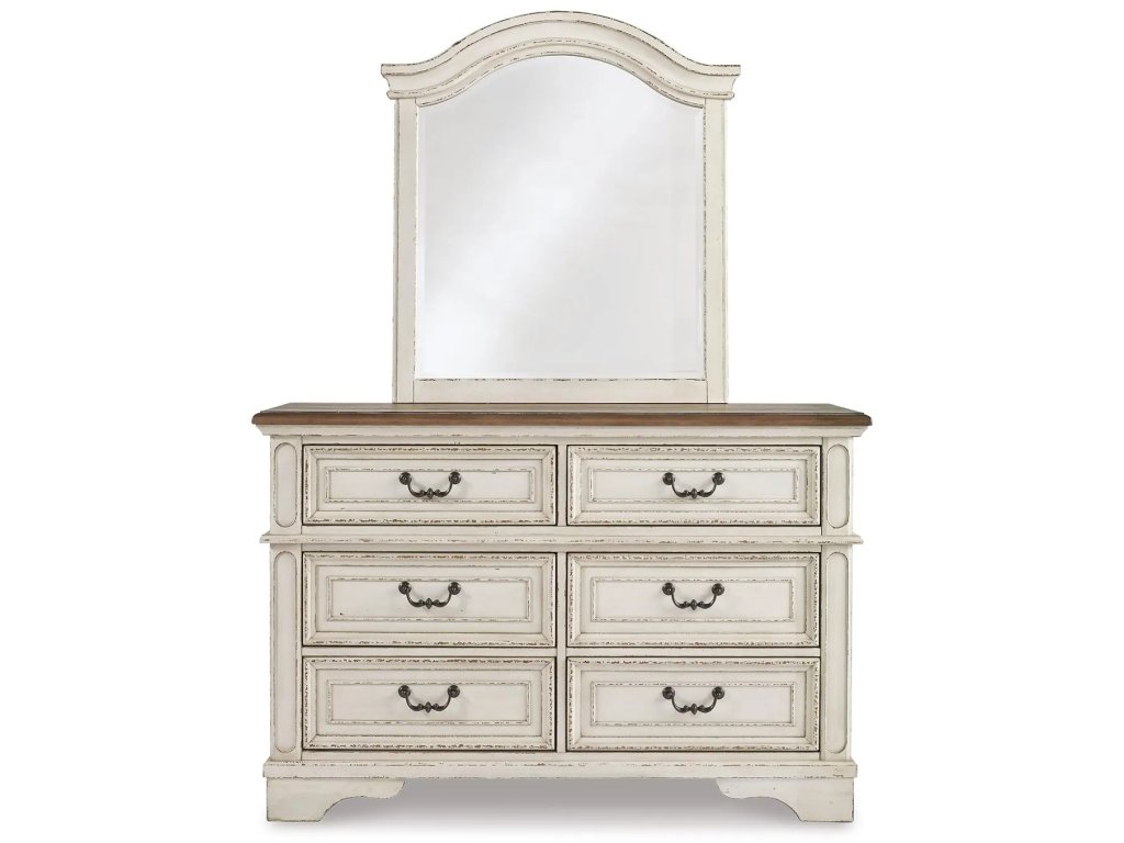 Realyn Full Panel Bed, Dresser, Mirror and Chest - image 1