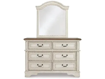 Realyn Twin Panel Bed, Dresser, Mirror and Nightstand