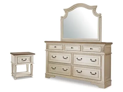 Realyn Dresser, Mirror and Nightstand