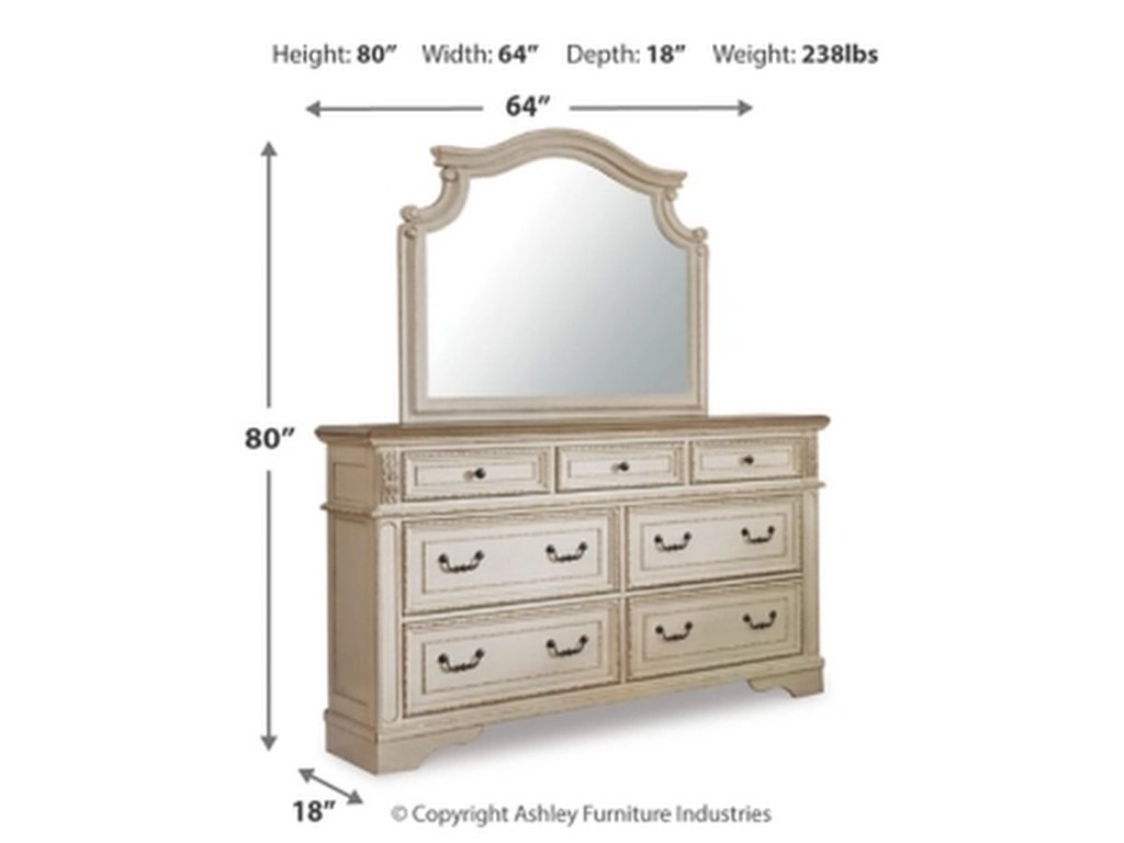 Realyn Dresser, Mirror and Nightstand - image 2