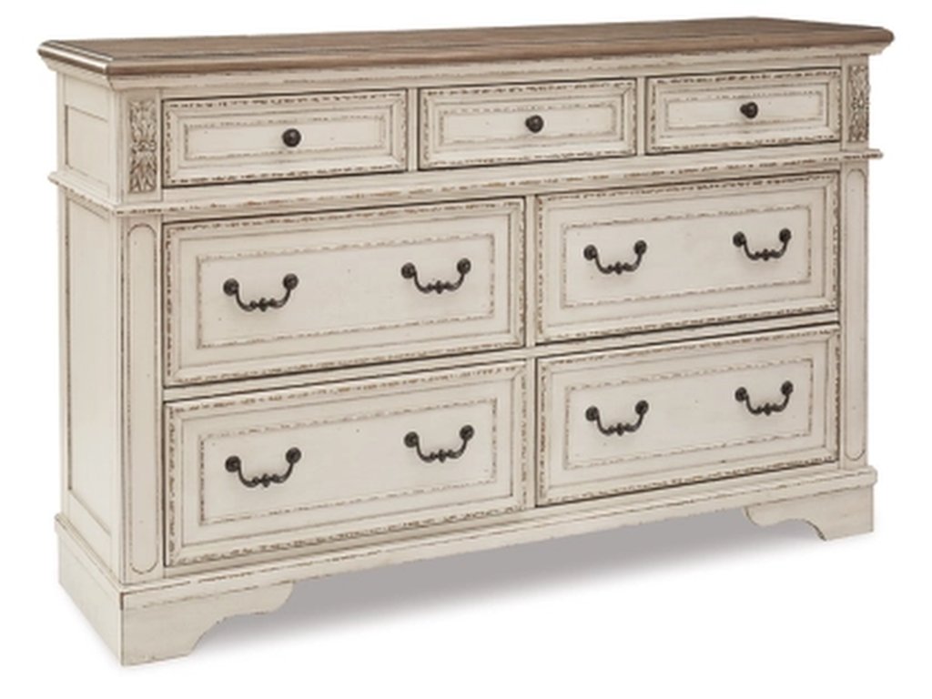 Realyn King Upholstered Panel Bed, Dresser and Nightstand - image 2