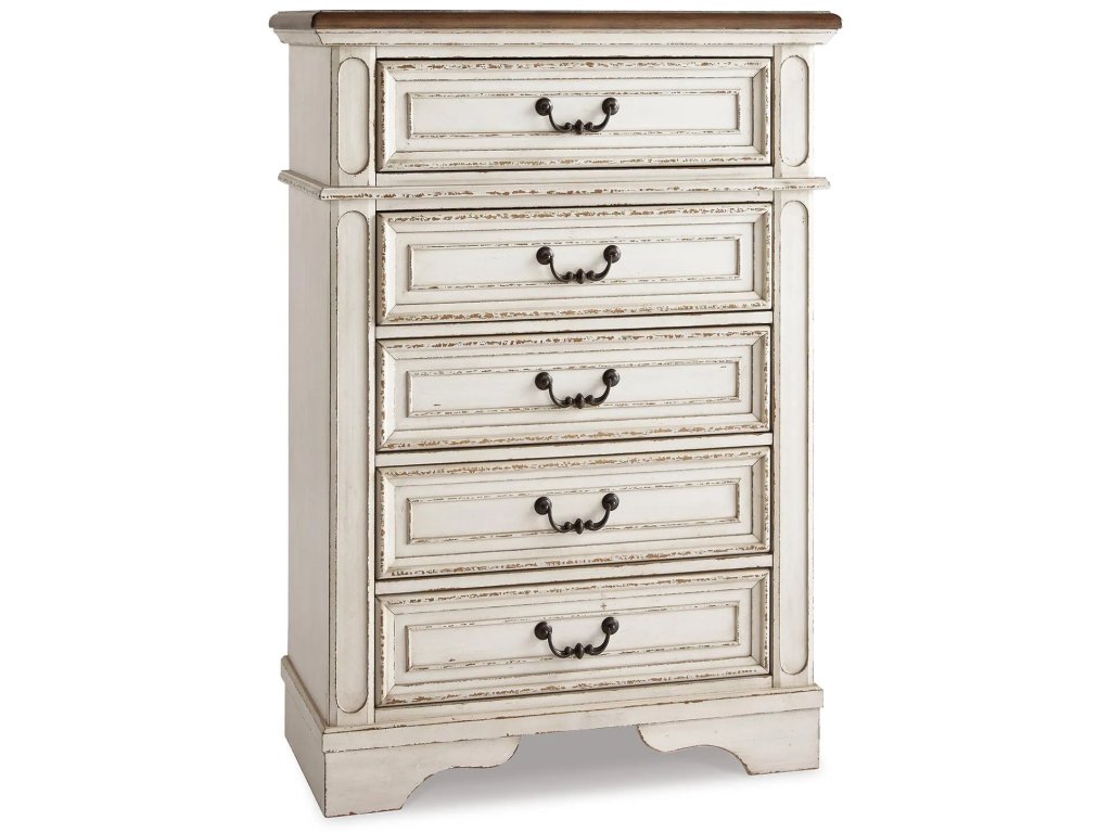 Realyn Full Panel Bed, Dresser, Mirror and Chest - image 5