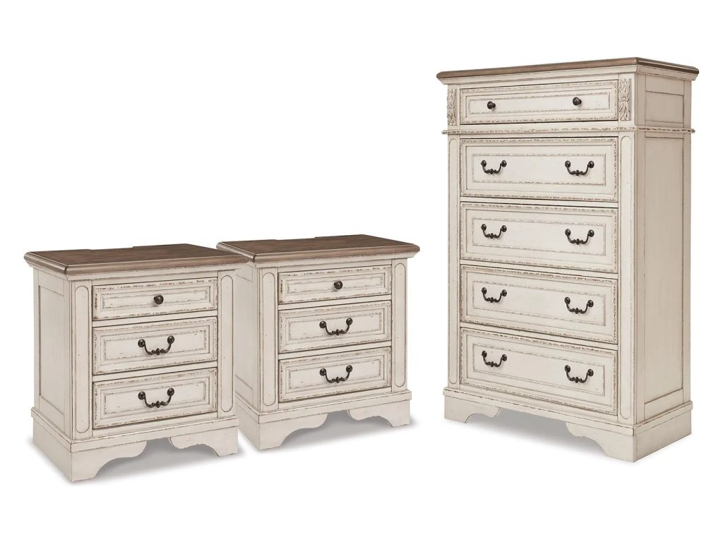 Realyn Chest and 2 Nightstands - main image