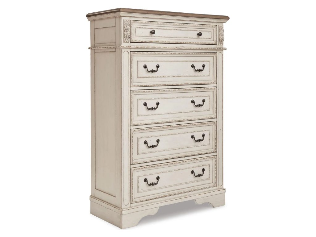 Realyn Twin Panel Bed, Chest and Nightstand - image 2