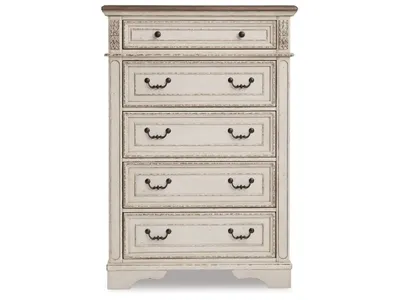 Realyn Twin Panel Bed, Chest and Nightstand - Alternative View