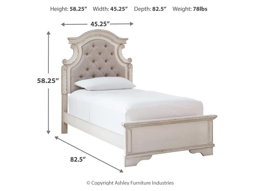 Realyn Twin Panel Bed, Chest and Nightstand - image 7