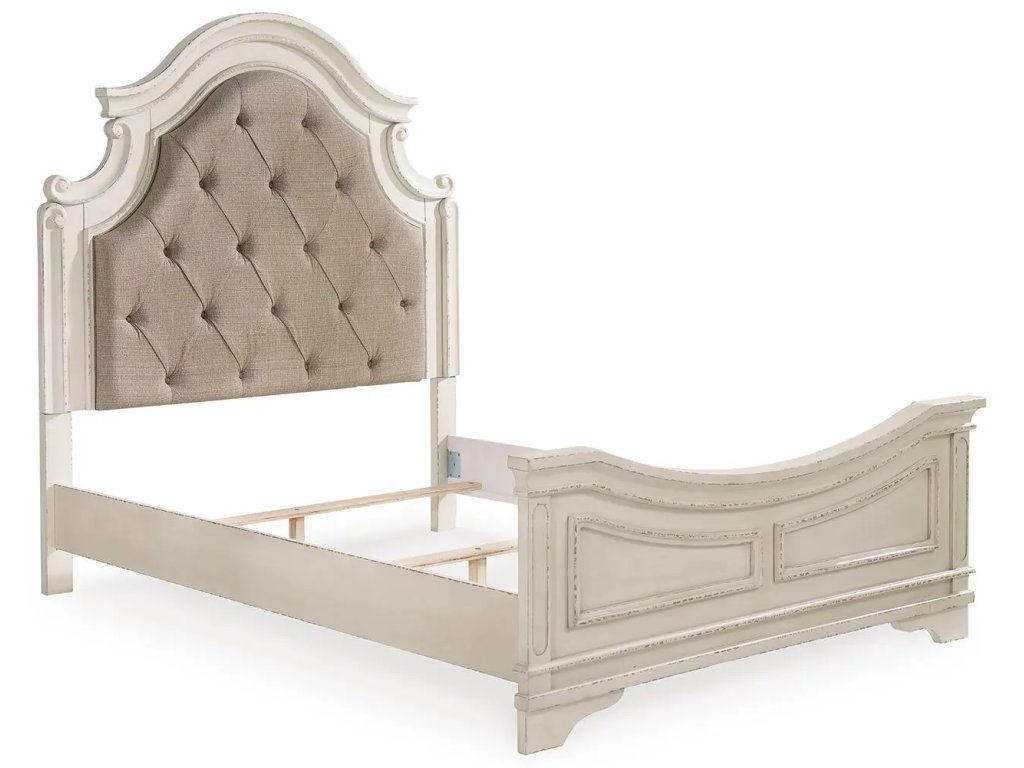 Realyn Queen Panel Bed, Dresser, Mirror and Vanity - image 7