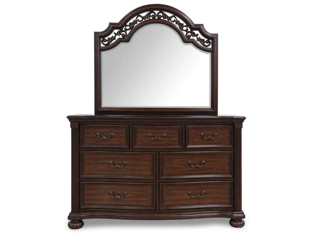 Lavinton California King Poster Bed, Dresser, Mirror and 2 Nightstands - image 1