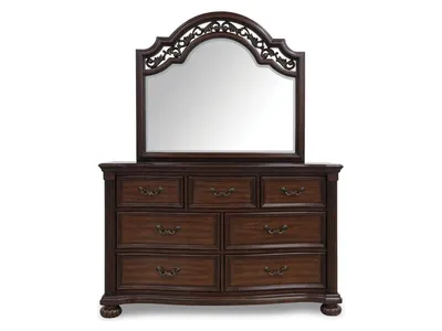 Lavinton Queen Poster Bed, Dresser, Mirror, Chest and 2 Nightstands