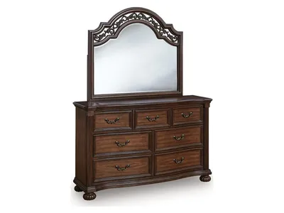 Lavinton King Poster Bed, Dresser, Mirror and Nightstand - Alternative View