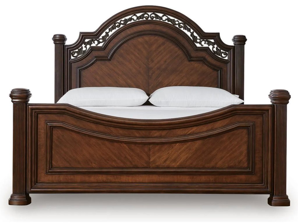 Lavinton King Poster Bed, Dresser, Mirror, Chest and Nightstand - image 9