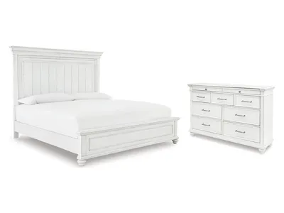 Kanwyn Queen Panel Bed and Dresser