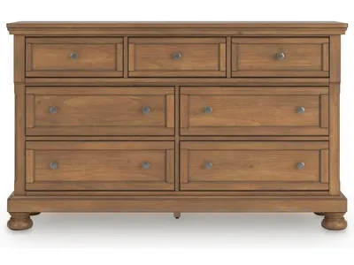 Feddinger California King Panel Storage Bed, Dresser and Nightstand - Alternative View
