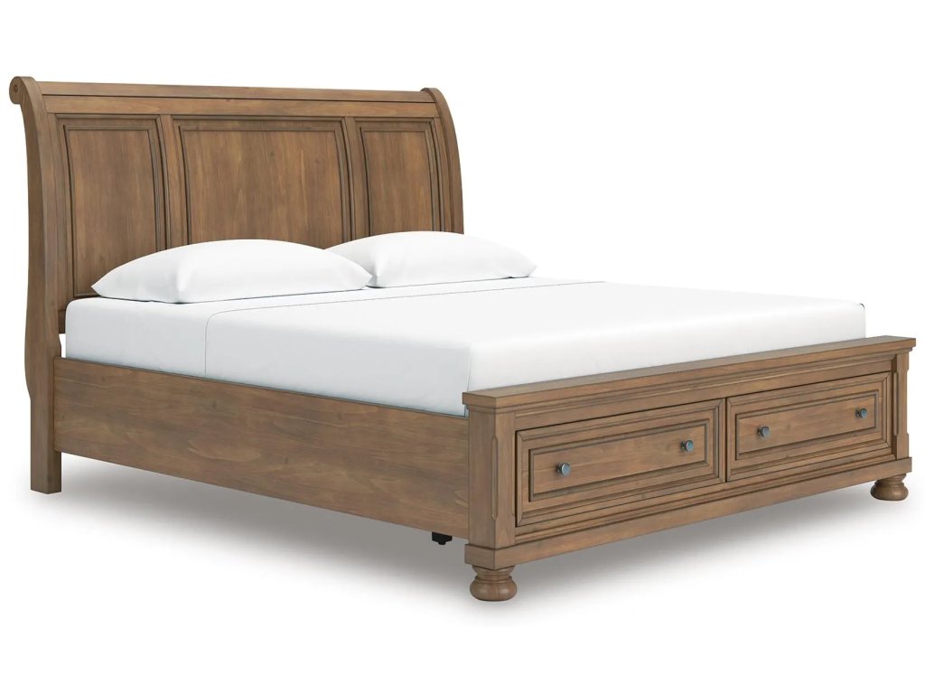 Feddinger King Storage Sleigh Bed - main image