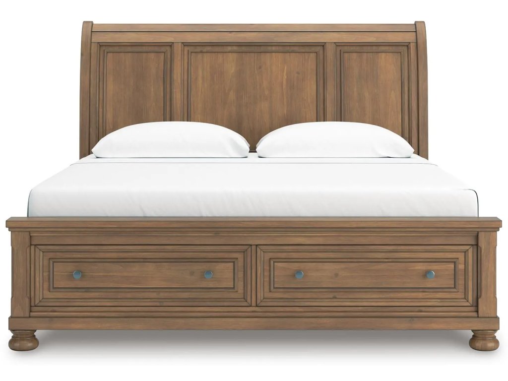 Feddinger King Storage Sleigh Bed - image 3