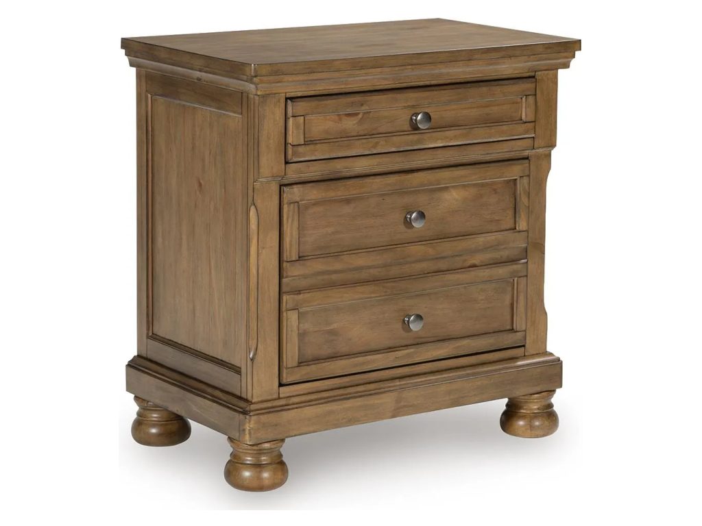 Feddinger King Panel Bed, Dresser, Mirror, Chest and 2 Nightstands - image 23