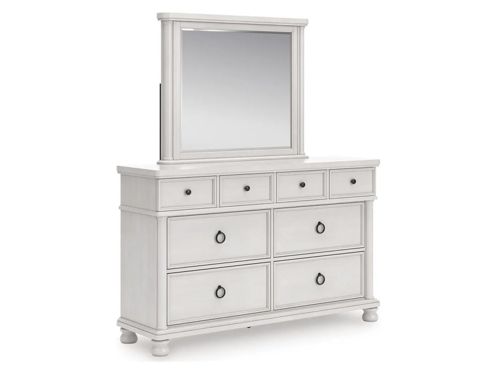 Rowlenstown Queen Poster Bed, Dresser and Mirror - image 2