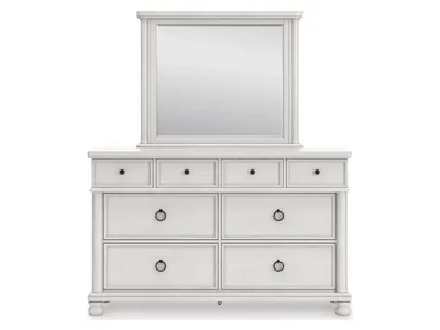 Rowlenstown Queen Poster Bed, Dresser and Mirror - Alternative View