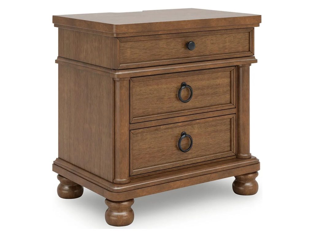 Rowlenstown King Poster Bed, Dresser and 2 Nightstands - image 13