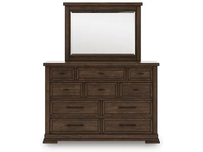 Taffenbrook Queen Panel Storage Bed, Dresser and Mirror - Alternative View