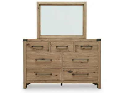Ridgester Queen Panel Bed, Dresser and Mirror - Alternative View