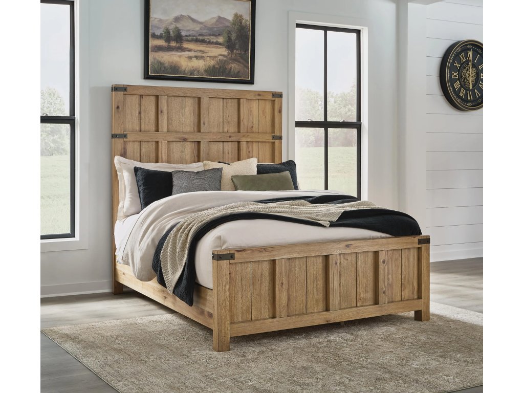 Ridgester Queen Panel Bed, Dresser and Mirror - image 7