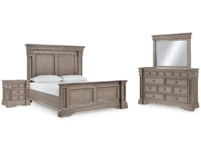 Blairhurst King Panel Bed, Dresser, Mirror and Nightstand