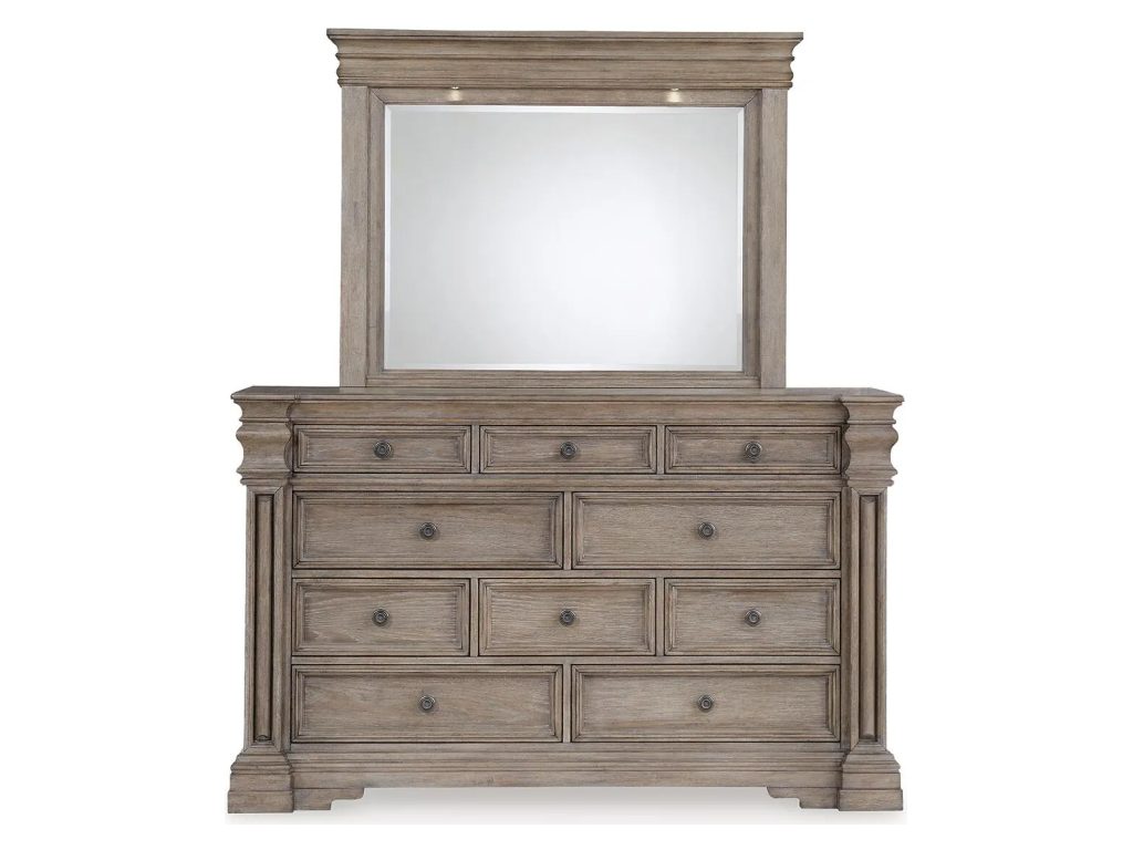 Blairhurst Queen Panel Bed, Dresser, Mirror, 2 Chests and Nightstand - image 1