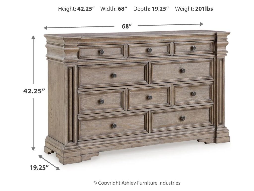 Blairhurst King Panel Bed, Dresser, Chest and 2  Nightstands - image 6