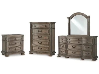 Ardenfield Dresser,  Mirror, Chest and Nightstand