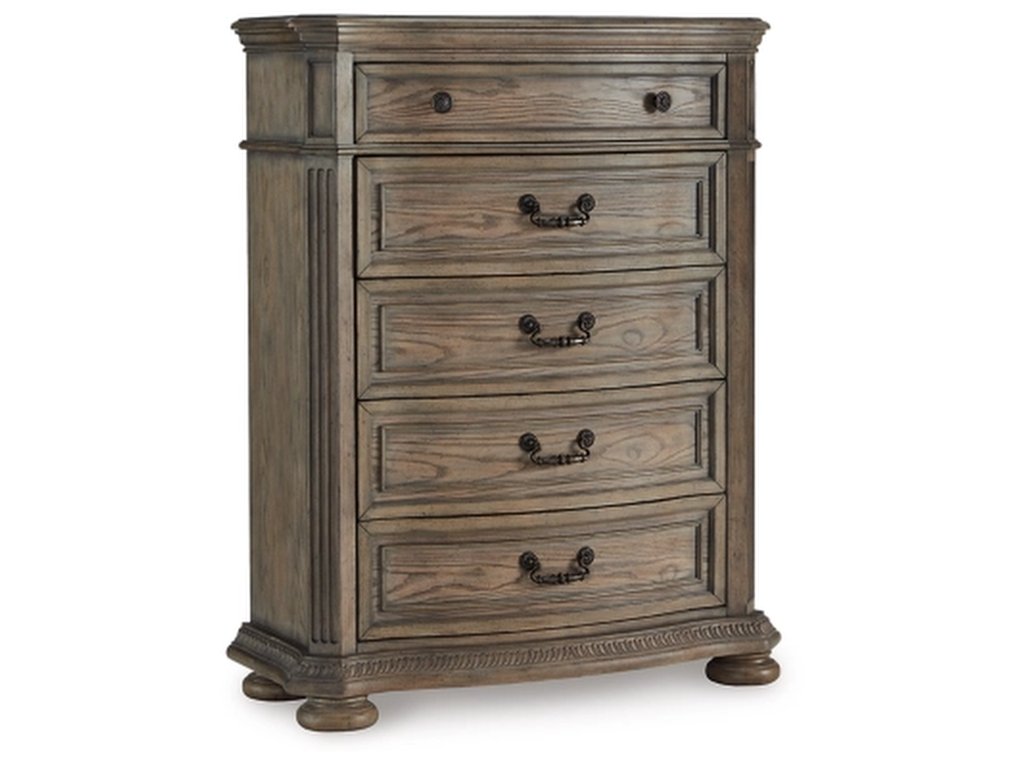 Ardenfield King Upholstered Sleigh Bed, Dresser, Mirror, Chest and 2 Nightstands - image 4