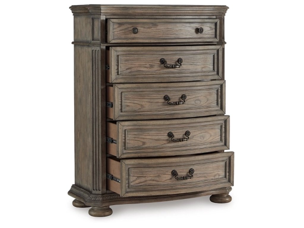 Ardenfield King Upholstered Sleigh Bed, Dresser, Mirror, Chest and 2 Nightstands - image 5