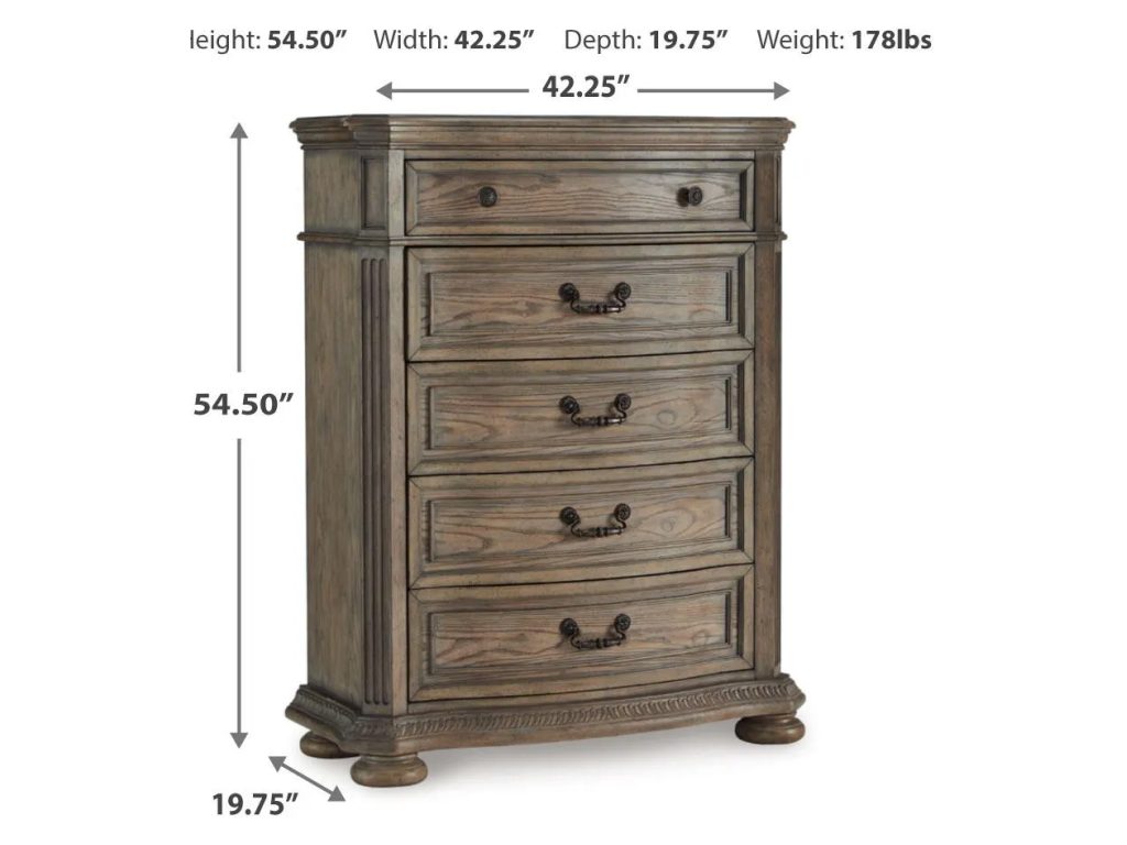 Ardenfield California King Sleigh Bed, Chest and Nightstand - image 5