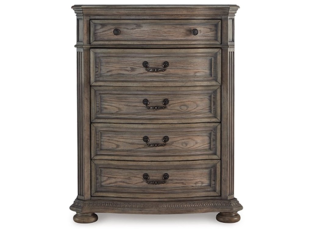 Ardenfield King Upholstered Sleigh Bed, Dresser, Mirror, Chest and 2 Nightstands - image 3