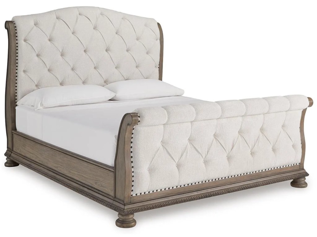 Ardenfield King Upholstered Sleigh Bed, Dresser, Mirror, Chest and 2 Nightstands - image 7